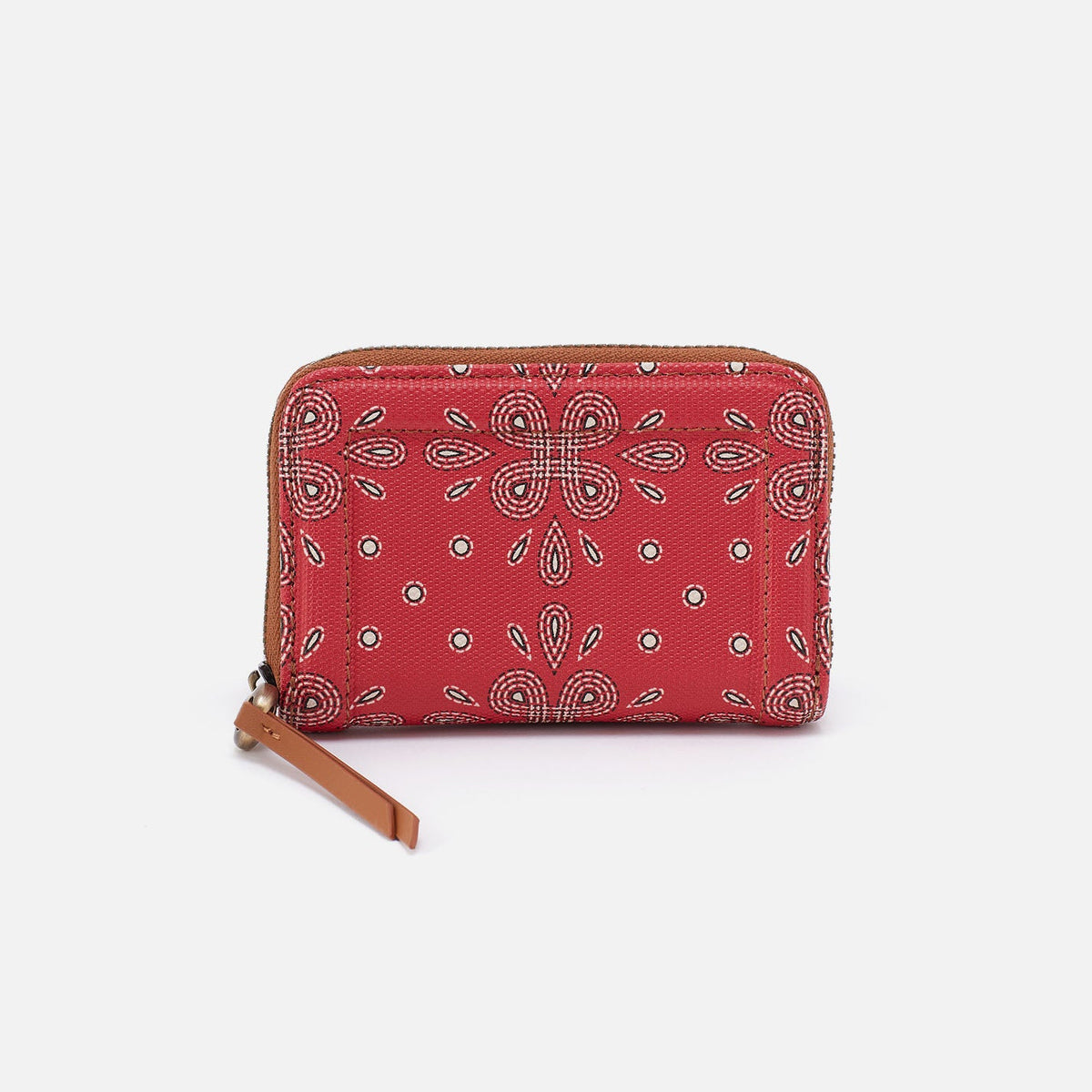 HOBO Smart Buy - Soma Small Wallet In Coated Canvas - Red Journey Bandana