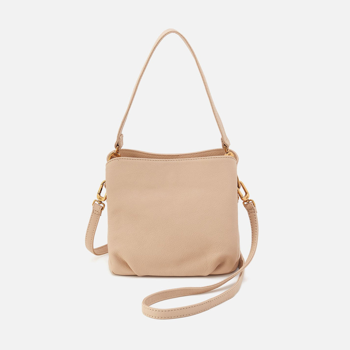 HOBO Featured - Starr Convertible Shoulder Bag in Pebbled Leather - Linen