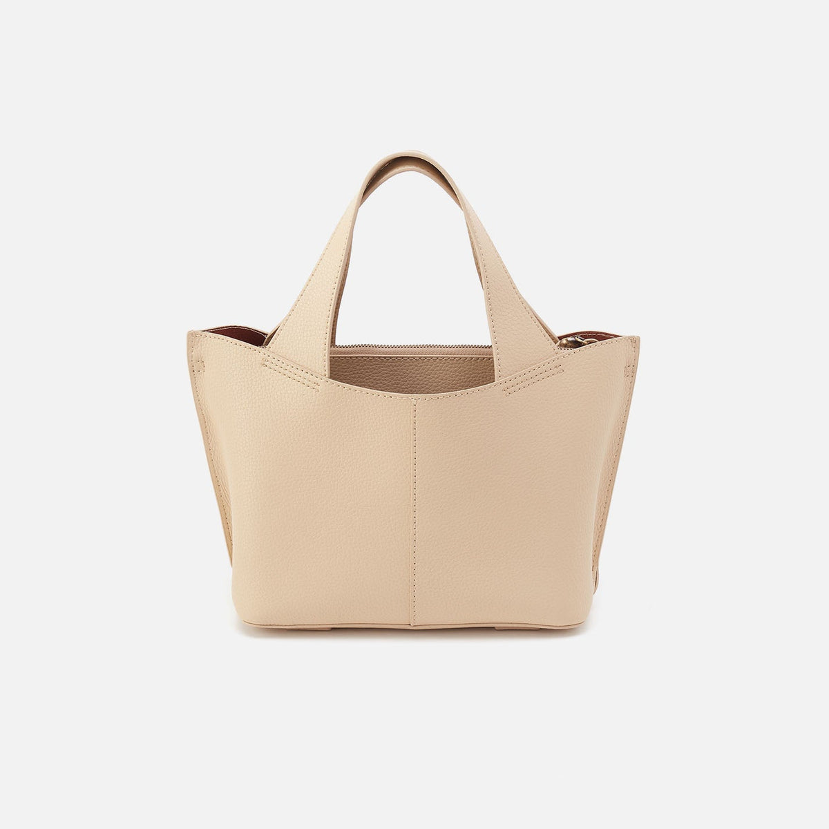 HOBO Classic - Vida Small Tote in Micro Pebbled Leather - Almond