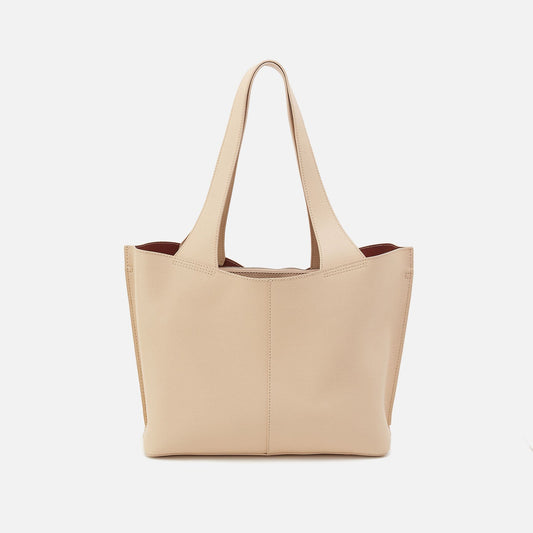 HOBO Recommended - Vida Tote in Micro Pebbled Leather - Almond