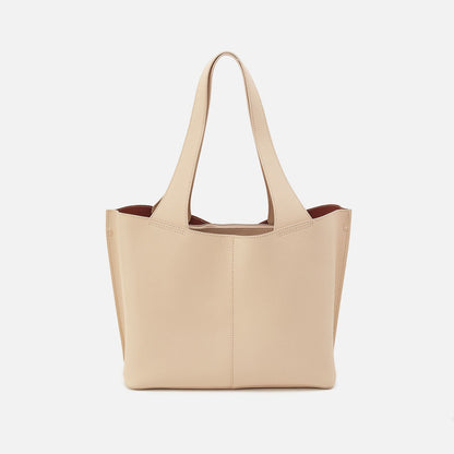 HOBO Recommended - Vida Tote in Micro Pebbled Leather - Almond