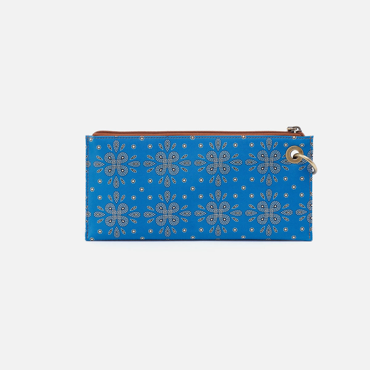 HOBO Best Seller - Vida Wristlet In Coated Canvas - Blue Journey Bandana