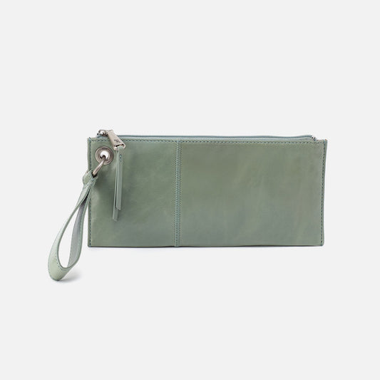 HOBO Best Seller - Vida Wristlet In Polished Leather - Jade