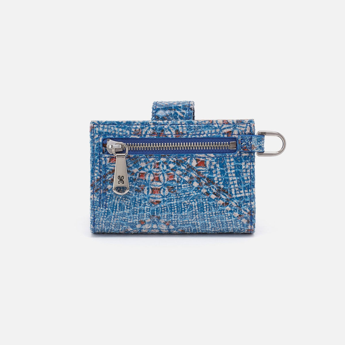 HOBO Trending - Jean Accordian Card Case In Printed Leather - Boho Bandana