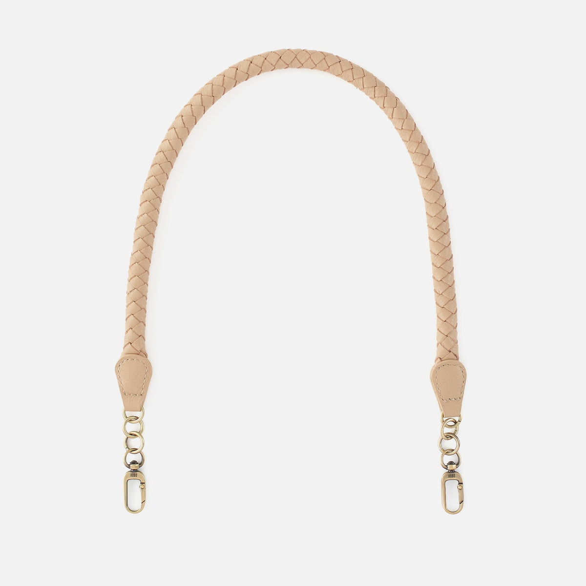 HOBO Exclusive - Skinny Braid Strap in Pebbled Leather - Linen