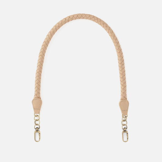 HOBO Exclusive - Skinny Braid Strap in Pebbled Leather - Linen