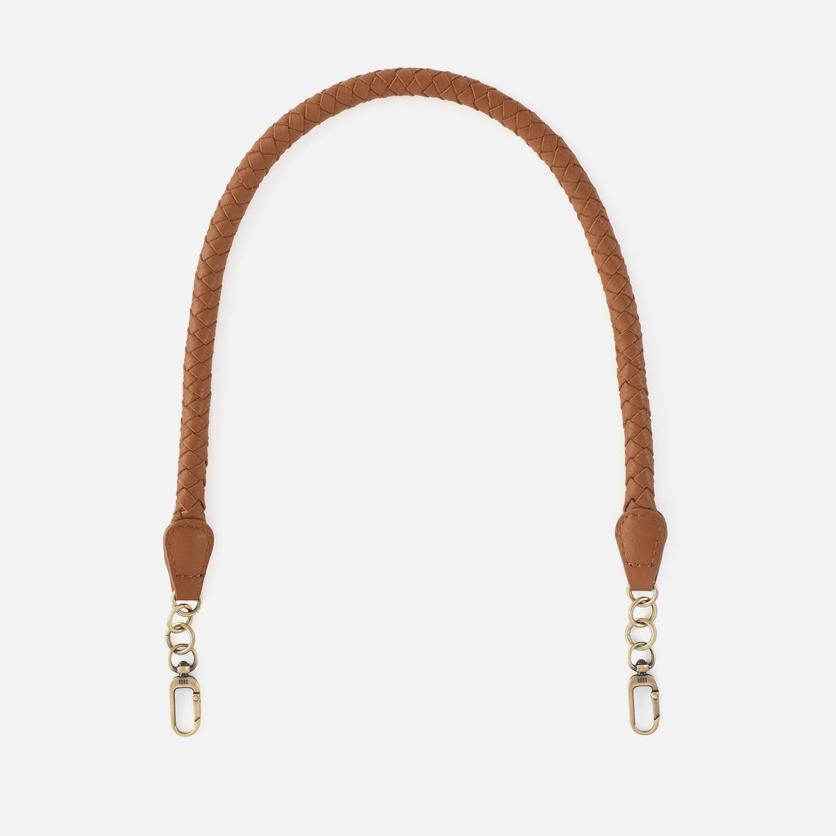 HOBO Signature - Skinny Braid Strap in Pebbled Leather - Warm Honey