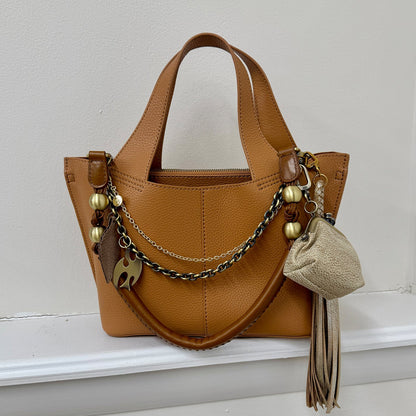 HOBO Best Price - Stardust Bag Swag in Buffed Leather - Hazel