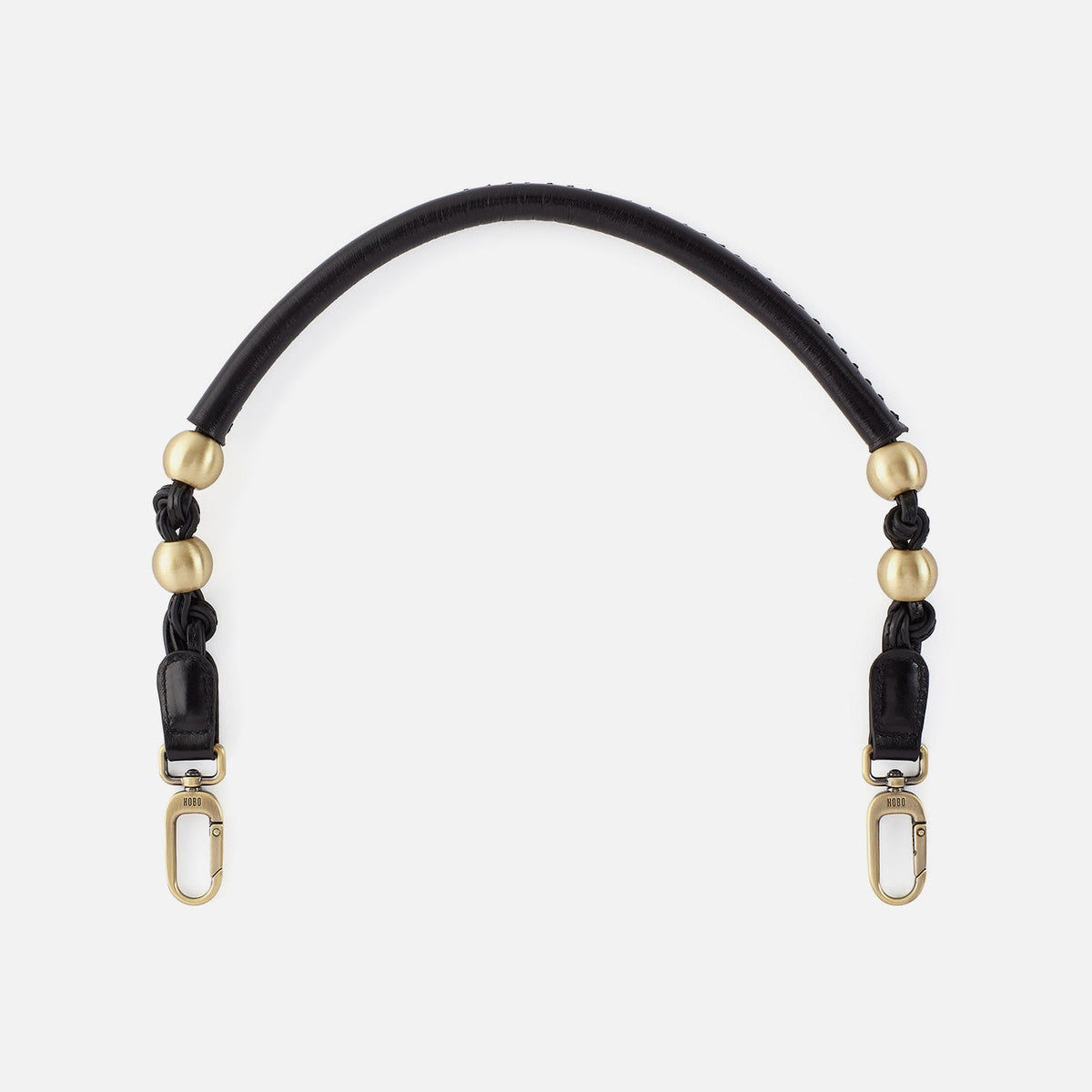 HOBO Special Offer - Tamborine Strap in Polished Leather - Black