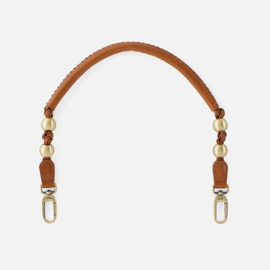 HOBO Premium - Tamborine Strap in Polished Leather - Truffle