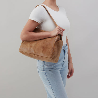 HOBO Smart Buy - Seneca Shoulder Bag In Buffed Leather - Whiskey