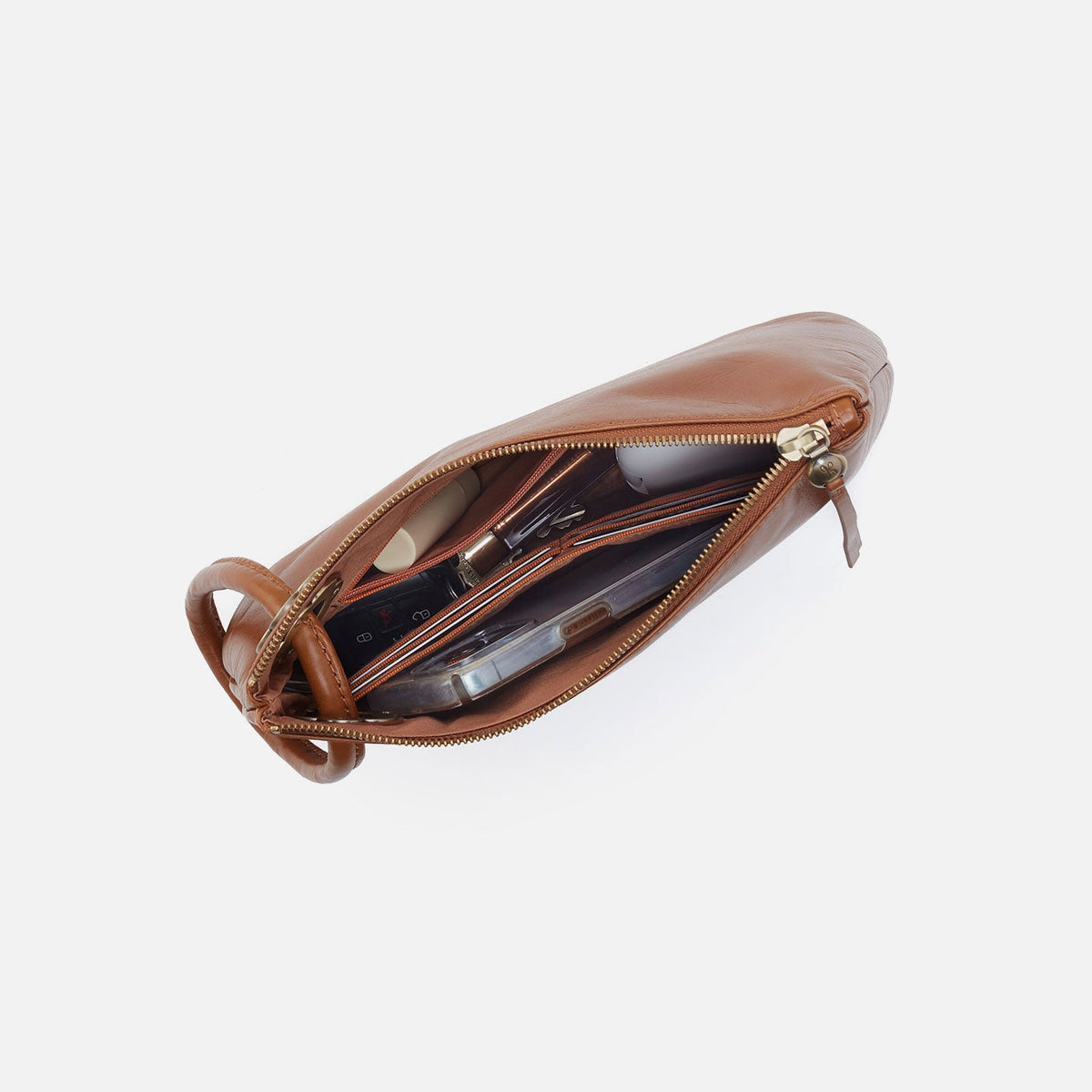 HOBO Premium - Daisy Daze Large Wristlet In Buffed Leather - Misty Harbor