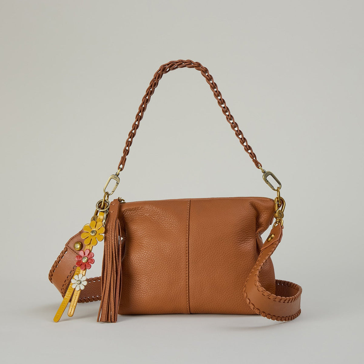 HOBO Exclusive - Kori Crossbody In Pebbled Leather - Warm Honey