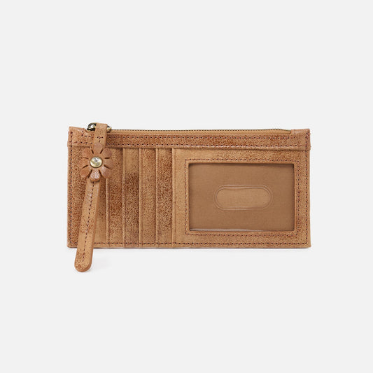 HOBO Essential - Carte Card Case In Buffed Leather - Whiskey