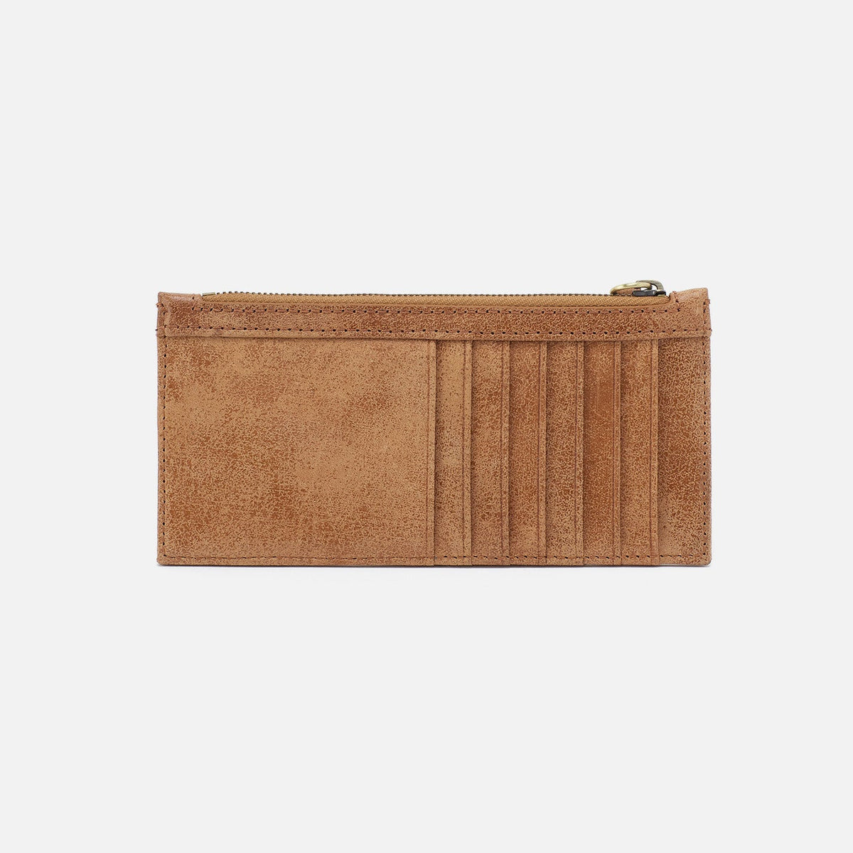 HOBO Essential - Carte Card Case In Buffed Leather - Whiskey