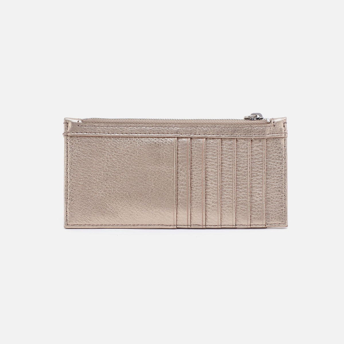 HOBO Best Seller - Carte Card Case In Metallic Leather - Cameo Quartz
