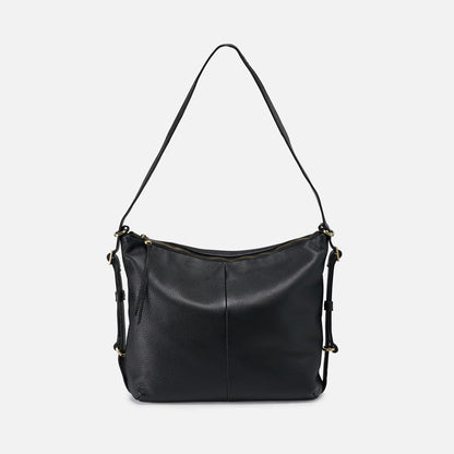 HOBO Discount - Emily Convertible Backpack In Pebbled Leather - Black