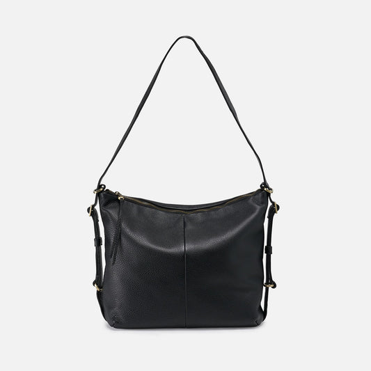HOBO Discount - Emily Convertible Backpack In Pebbled Leather - Black