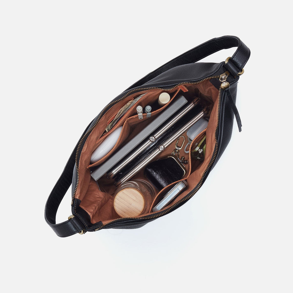 HOBO Discount - Emily Convertible Backpack In Pebbled Leather - Black