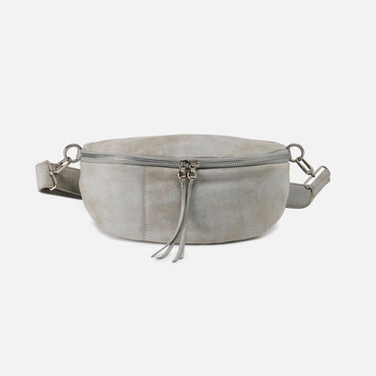 HOBO Trusted - Hunter Medium Belt Bag In Buffed Leather - Misty Harbor