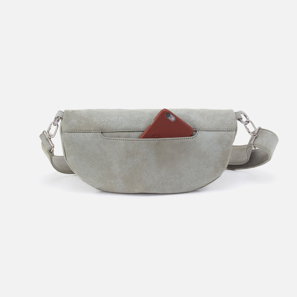 HOBO Trusted - Hunter Medium Belt Bag In Buffed Leather - Misty Harbor