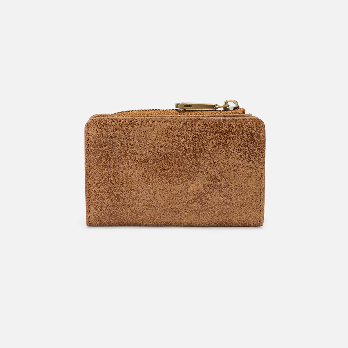 HOBO Everyday - Jill Card Case In Buffed Leather - Whiskey