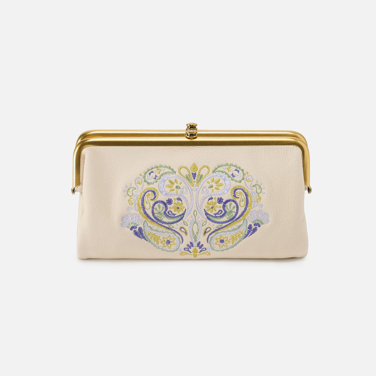 HOBO Smart Buy - Lauren Clutch-Wallet In Pebbled Leather - Birch