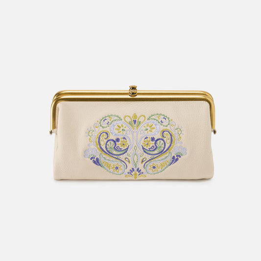 HOBO Smart Buy - Lauren Clutch-Wallet In Pebbled Leather - Birch