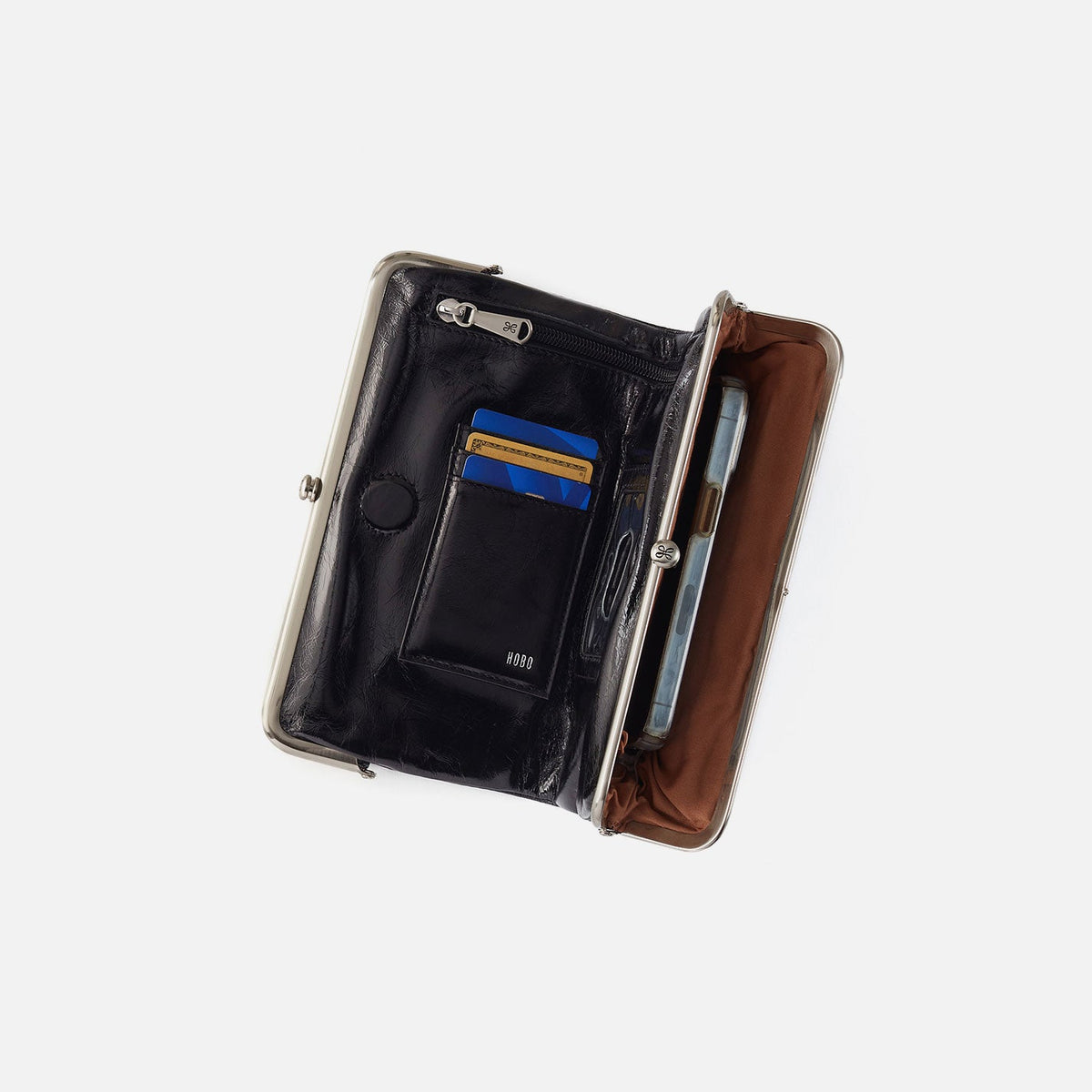 HOBO Smart Buy - Lauren Clutch-Wallet In Pebbled Leather - Birch