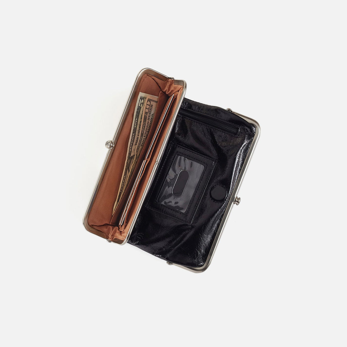 HOBO Smart Buy - Lauren Clutch-Wallet In Pebbled Leather - Birch