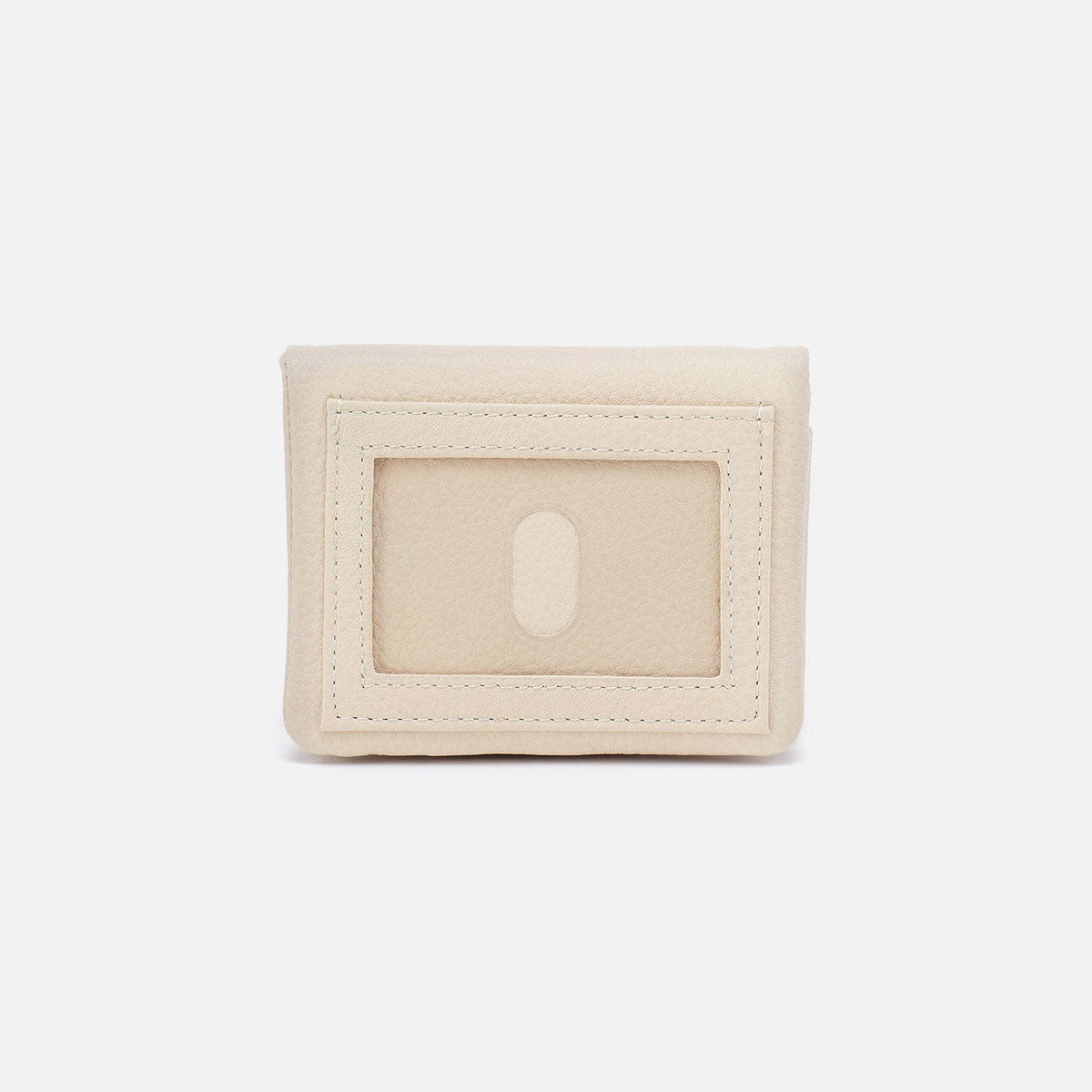 HOBO Signature - Lumen Mini Wallet In Pebbled Leather - Embroidered Birch
