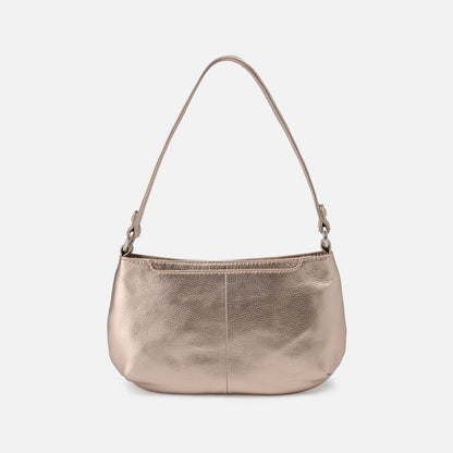 HOBO Recommended - Pier Baguette In Metallic Leather - Cameo Quartz