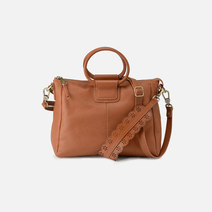 HOBO Everyday - Sheila Medium Satchel In Pebbled Leather - Warm Honey