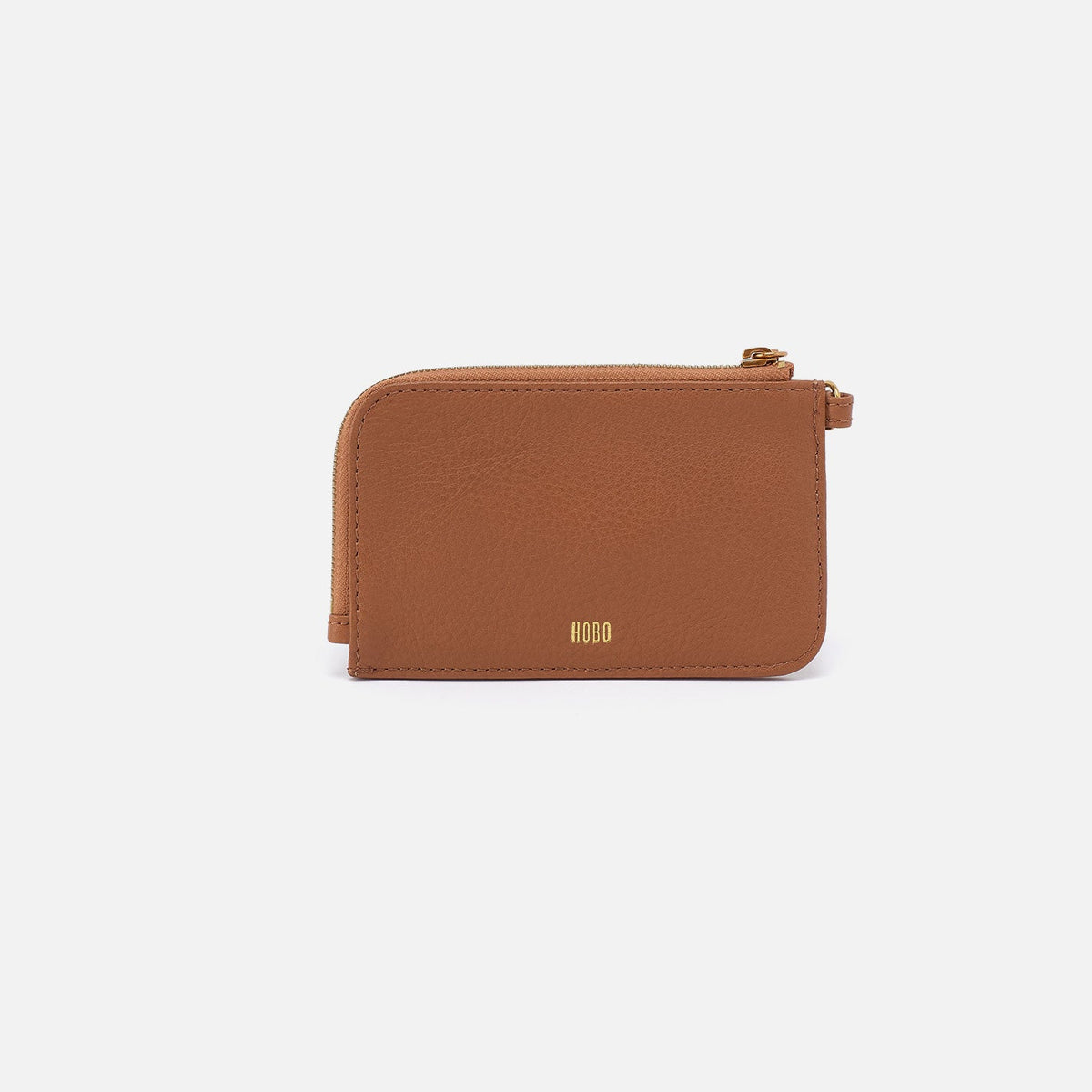 HOBO Best Seller - Tabby Card Wristlet In Pebbled Leather - Warm Honey