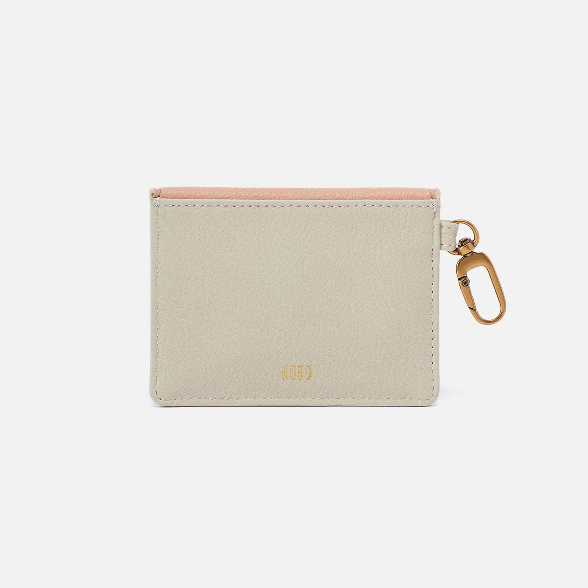 HOBO Trusted - Tabby Flap Card Case In Pebbled Leather - Birch