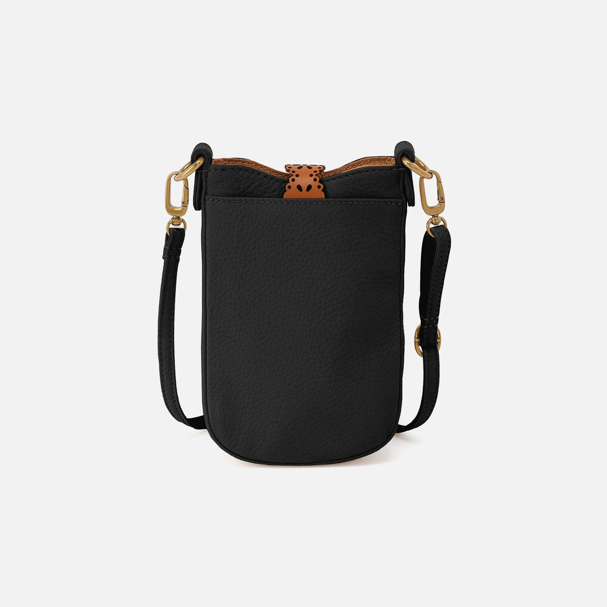 HOBO Classic - Tabby Phone Crossbody In Pebbled Leather - Black