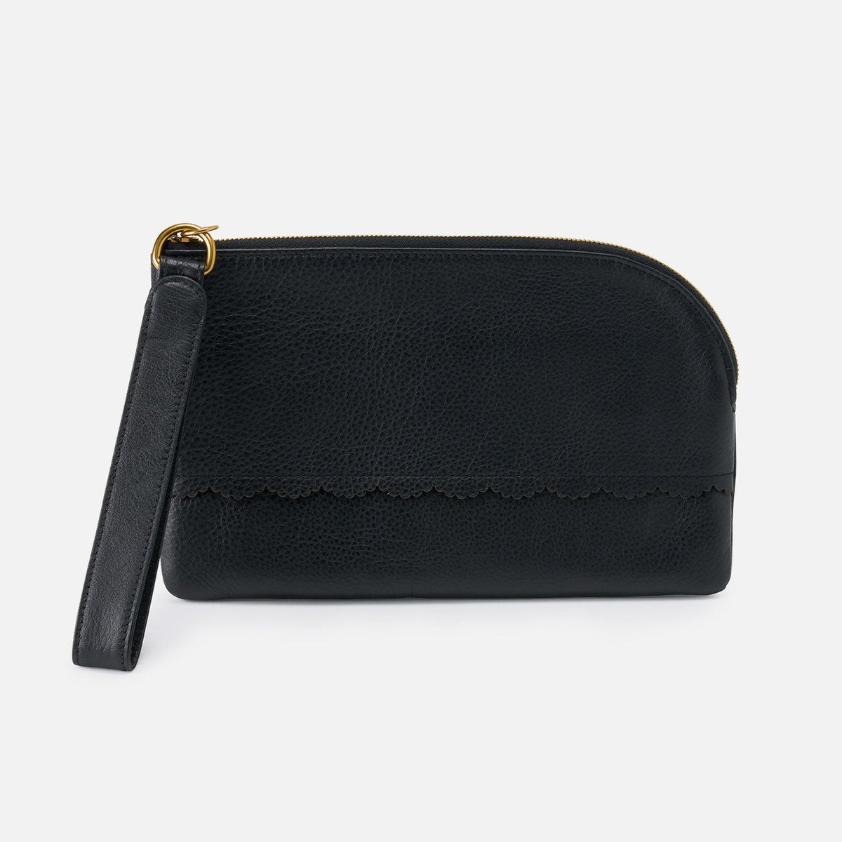 HOBO Deals - Tabby Wristlet In Pebbled Leather - Black