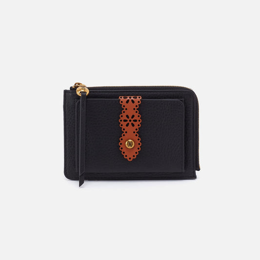 HOBO Discount - Tabby Zip Medium Wallet In Pebbled Leather - Black